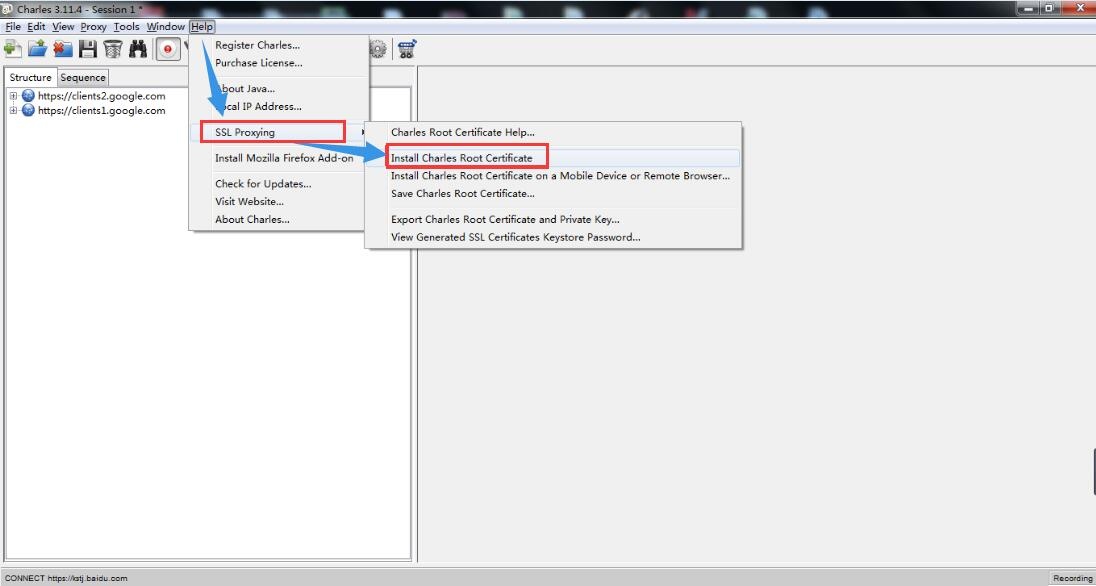Charles安装证书抓取https请求（windows及移动端）