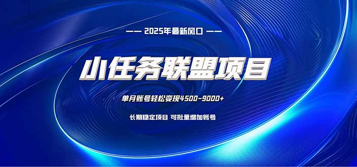 小任务联盟项目:一台电脑每天只需10分钟,轻松简单稳定