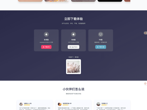 影视派影视APP下载页html源码