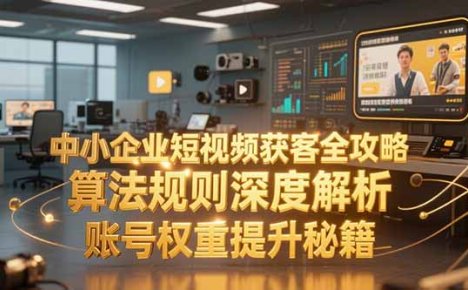 中小企业短视频获客全攻略,算法规则深度解析,账号权重提升秘籍